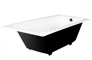 Чугунная ванна Wotte Forma 170 x 70 см, (Forma 1700x700), белая