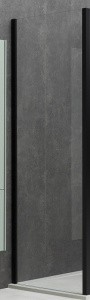 Душевая стенка Allen Brau Priority 90 3.31018.BBA профиль Черный брашированный стекло прозрачное