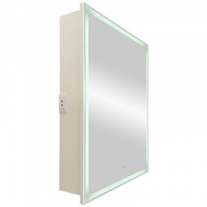 Зеркальный шкаф 60х80 см белый R Art&Max Techno AM-Tec-600-800-1D-R-DS-F