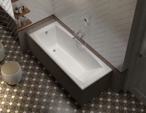 Чугунная ванна Wotte Forma 170 x 70 см, (Forma 1700x700), белая