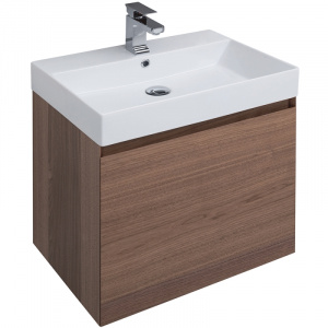 Комплект мебели для ванной Aquanet Нью-Йорк 60 211659 подвесной Шпон Орех