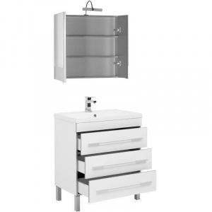 Комплект мебели для ванной Aquanet Верона 75 287658 Белый