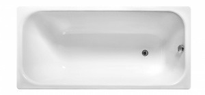 Чугунная ванна Wotte Start 160 x 75 см, (Start 1600x750), белая