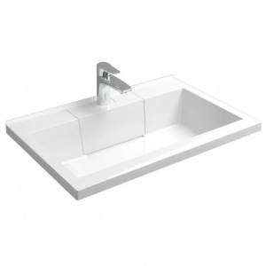 Комплект мебели для ванной Aquanet Алвита 80 241387 подвесной Серый антрацит