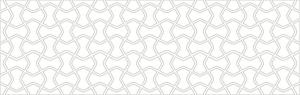 Настенная плитка EspinasCeram AWD3090 Almond White Decor 30x90 белая рельефная глянцевая геометрия
