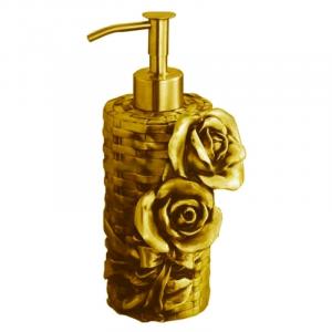 Дозатор жидкого мыла настольный золото Art&Max Rose AM-0091A-Do