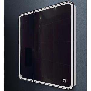 Зеркальный шкаф Art&Max Verona AM-Ver-800-800-2D-R-DS-F с подсветкой с сенсорным выключателем Белый