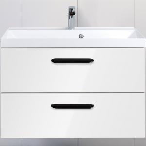 Тумба под раковину BelBagno Aurora 80 AURORA-800-2C-SO-BL подвесная Bianco Lucido