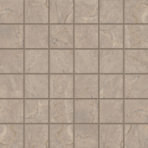 Мозаика ESTIMA Mosaic/BR02_PS/30x30/5x5 Bernini Beige 30x30 бежевая полированная под камень, чип 5x5 квадратный