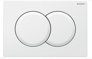 Кнопка смыва Geberit Delta 24.6х2.3х16.4 для инсталляции, пластик, цвет Белый (115107111)