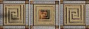 Декоративная плитка Laparet 0540040Св5908 х9999110356 Петра 16.5x5.5 бежевая полированная / глазурованная матовая античность