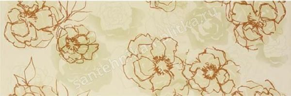 Декор Colorup Decoro Florale Beige/Arancio 32,5х97,7, MJUH