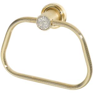 Кольцо для полотенец Boheme Royal Cristal 10925-G Золото