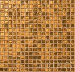 Мозаика Golden Effect GD 16039 (размер чипа 15x15 мм) 32.7x32.7 золотая глянцевая моноколор