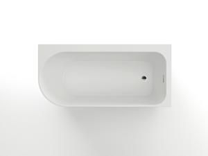 Ванна акриловая Azario LUTON 1700x800x580, свободностоящая, в комплекте с сифоном и металлической рамой, ПРАВАЯ, белая ( LUT17080 R )