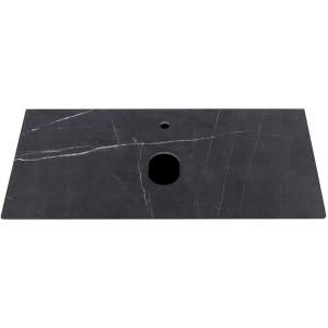 Столешница под раковину La Fenice Granite 80 FNC-03-VS03-80 Черный мрамор