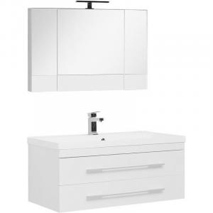 Комплект мебели для ванной Aquanet Нота 100 287696 подвесной Белый