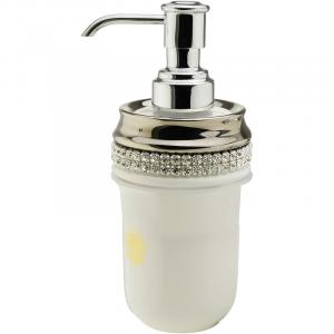 Дозатор для жидкого мыла Migliore Dubai 28485 Белый Хром