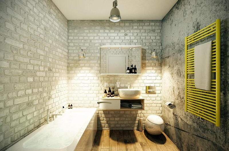 Дизайн ванной. Обнаженный стиль интерьера