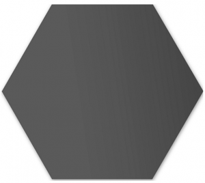 Керамогранит WOW 113842 Floor Tiles Hexa Graphite Matt 20x23 графит глазурованный матовый моноколор