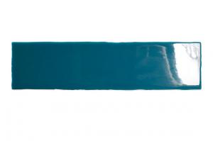 Настенная плитка DNA 126137 Eclat 30x7.5 синяя глянцевая моноколор