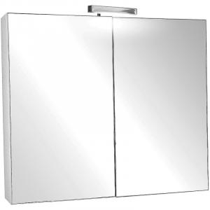 Зеркальный шкаф Jacob Delafon Presquile 80 EB928-J5 с подсветкой Белый