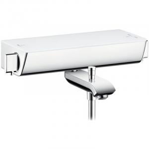 Смеситель для ванны Hansgrohe Ecostat Select 13141400 с термостатом Хром Белый