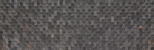 Настенная плитка Venis V13895701 Mirage-Image Dark Deco 33,3x100 (4 P/C) серая глянцевая под камень / под мозаику