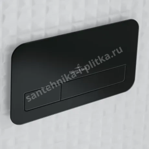 Смывная клавиша глянцевый черный Villeroy & Boch ViConnect M200 922400RB