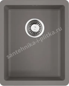 Кухонная мойка ленинградский серый Artgranit Omoikiri Kata 34-U-GR