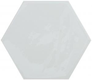 Настенная плитка Cifre 78801168 Kane Hexagon White 16x18 белая рельефная / глянцевая моноколор