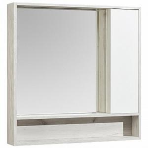 Зеркало со шкафом Aquaton Флай 100 1A237802FAX10 Белый Дуб крафт