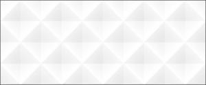 Настенная плитка Global Tile 10100001345 60х25 белая глянцевая 3D мозаика / моноколор