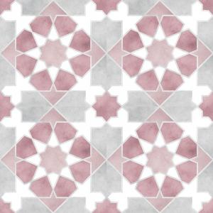 Настенная плитка Kerlife 40239 Rabat Pink 45x45 розовая матовая пэчворк