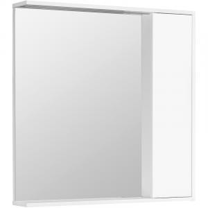 Зеркало со шкафом Aquaton Стоун 80 R 1A228302SX010 с подсветкой Белое