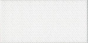 Настенная плитка Kerama Marazzi 19074 Пальмейра 9.9х20 белая матовая с орнаментом