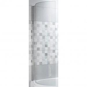 Шторка на ванну Riho Novik Z108 90 G003038120 (GZT91000891)  L профиль Хром стекло прозрачное