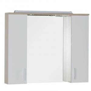 Зеркальный шкаф 90х74,6 см светлый дуб/белый Aquanet Тиана 00172807