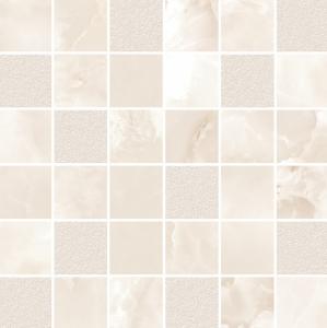 Мозаика Azori 587433006 Latila Mosaic 30x30 бежевая глянцевая / матовая под мрамор