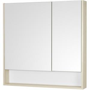 Зеркальный шкаф Aquaton Сканди 90 1A252302SDB20 Белый Дуб верона