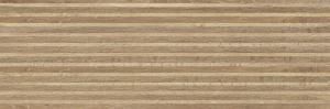 Плитка Japandi коричневый рельеф 25x75, 16488