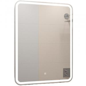 Зеркальный шкаф Art&Max Platino AM-Pla-600-800-1D-R-DS-F с подсветкой с сенсорным выключателем Белый