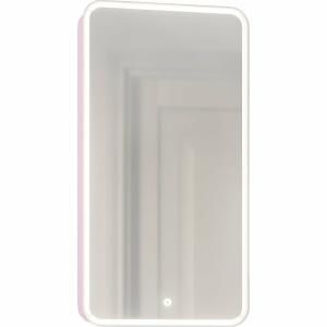 Зеркальный шкаф Jorno Pastel 46 Pas.03.46/PI с подсветкой Розовый иней