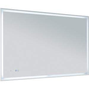 Зеркало Aquanet Оптима 120 288968 с подсветкой Белое матовое с сенсорным выключателем