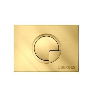 Кнопка BERGES для инсталляции NOVUM R9 золото глянец
