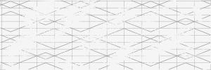 Керамический декор Meissen Trendy геометрия белый TY2U051-63 25х75 см
