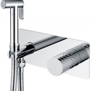 Гигиенический душ со смесителем Boheme Stick 127-CRCR Хром