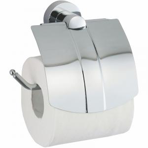 Держатель туалетной бумаги WasserKRAFT Donau K-9425 с крышкой Хром