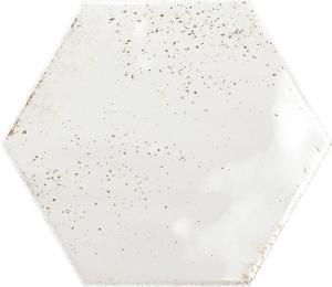 Настенная плитка Ribesalbes Ceramica PT03126 Hope White Hex Glossy 17.3x15 белая глянцевая под камень