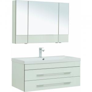 Комплект мебели для ванной Aquanet Верона 100 287649 подвесной Белый